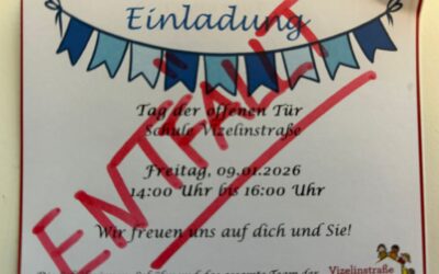 ACHTUNG! Der Tag der offenen Tür entfällt aufgrund der Wetterlage