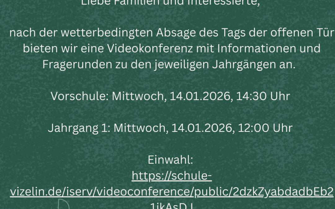 Einladung zur Videokonferenz am 14.01.26
